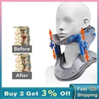 Нагревательное устройство для вытяжки шеи, регулируемый воротник, Растяжитель шеи, бандаж для шейного отдела позвоночника, поддерживающее устройство