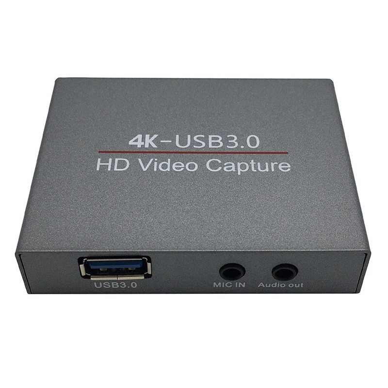 

Плата захвата HDMI, плата для записи аудио и видео, для прямой трансляции, USB 3,0, 1080P, захват для PS4, переключатель, игровая DVD-камера