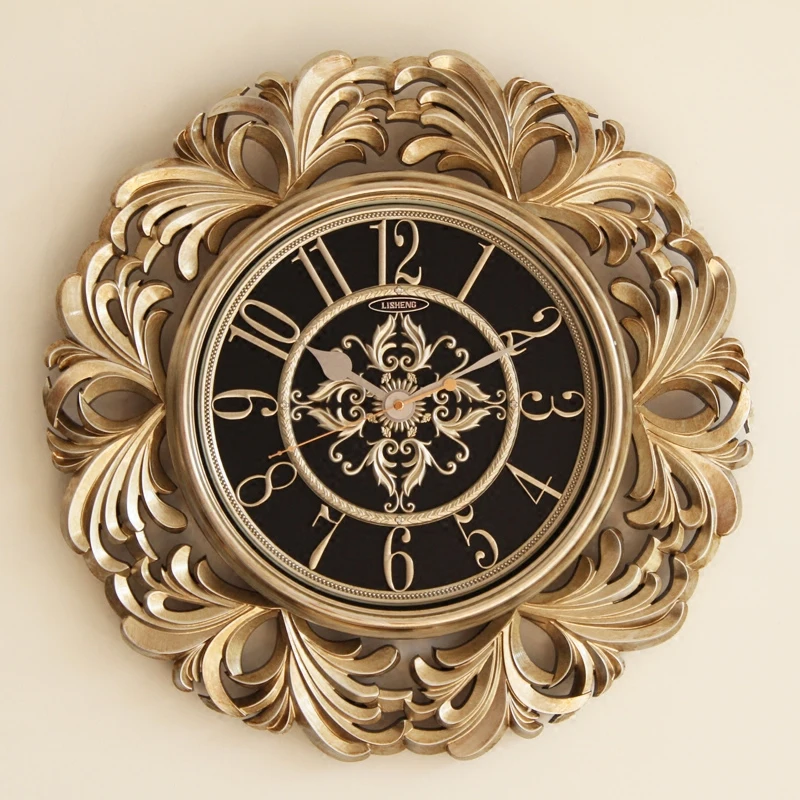 

Creative Luxury Wall Clock Bedroom Fashion Round Wall Clock Modern Design Nordic Reloj Pared Living Room Decoration