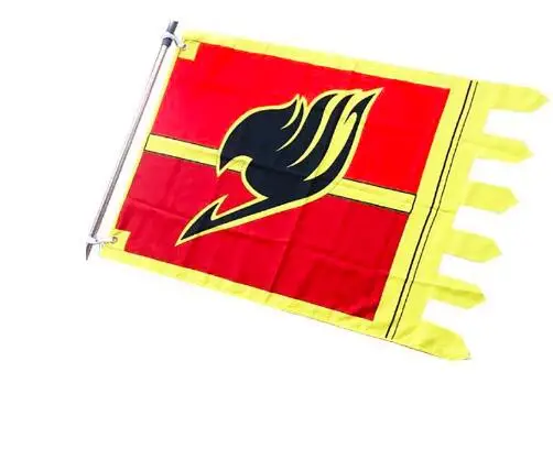 Аксессуары для косплея вдохновленные феей хвоста косплей аниме аксессуары флаг