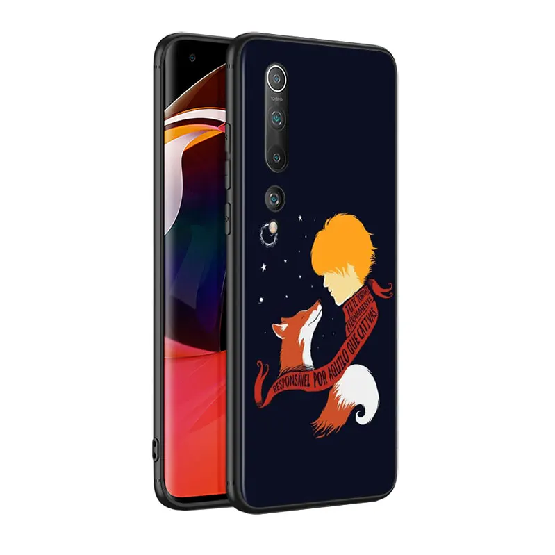 Милый Маленький принц лисица противоударный чехол для телефона Xiaomi Mi 10 Lite 9T CC9 Pro