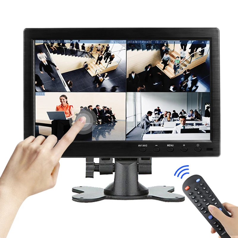 Портативный 10 1 дюймов ЖК дисплей hd сенсорный экран монитор ПК ips 1920x1200 небольшой