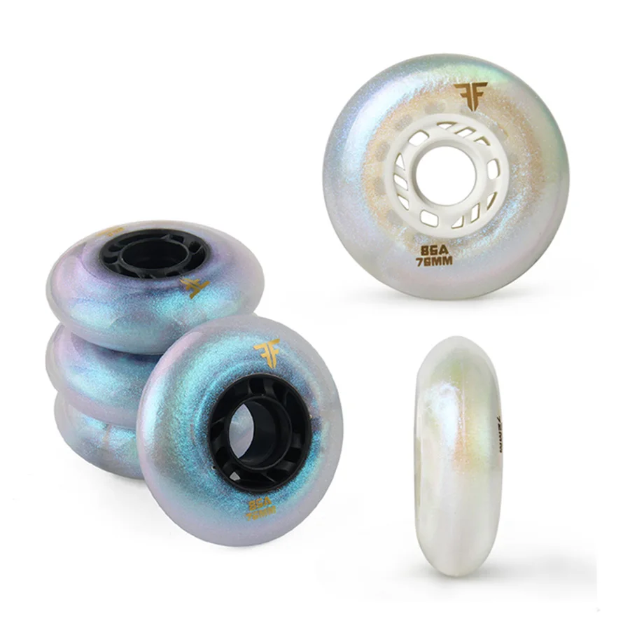 Роликовые коньки Starry Sky & Galaxy устойчивые к скольжению колеса 86A Slalom 72 76 80 мм шины