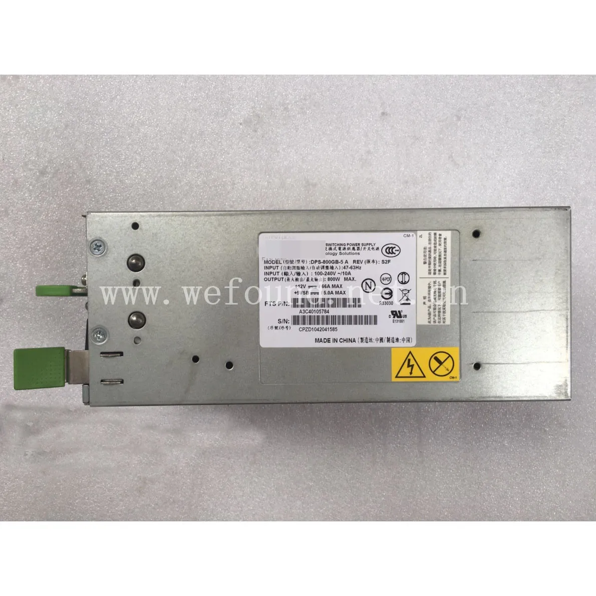 

For Original PS300-D2619 DPS-800GB-5A A3C40105784 800W Battery Module Has Been 100% Tested Before Shipment.