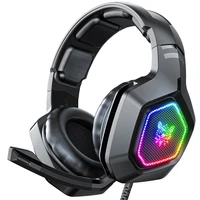 1set gaming headset powerful and realistic stereo sound for laptop smartphones over ear headphones led lights tablet