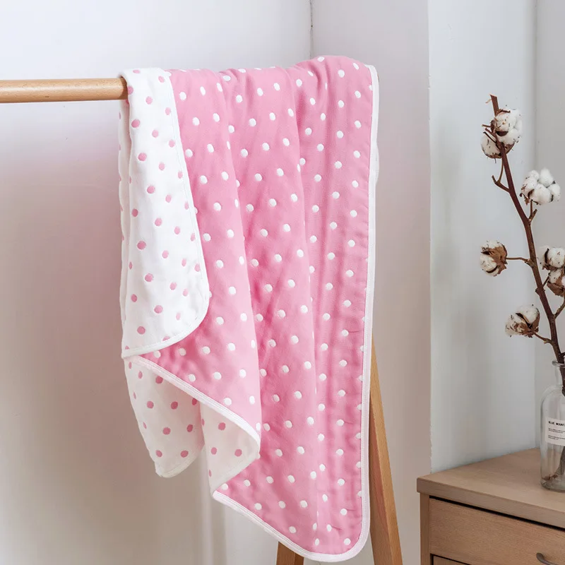 

Infant Cotton Blanket Newborn Baby Swaddle Cute Cartoon Pattern Quilt For Skin-Friendly And Comfortable Children's Bedding