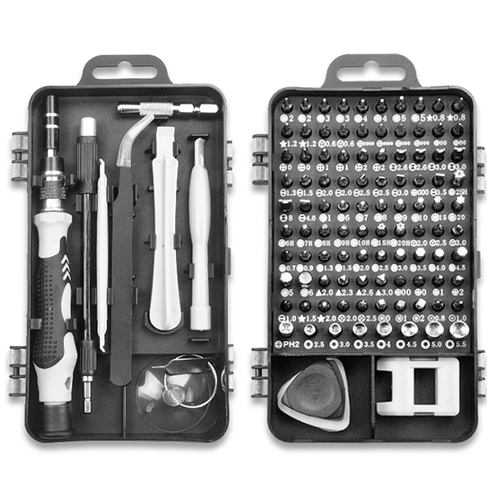 

115 In 1 Multi Screwdriver Set Precision Torx Hex Screw Driver Bit Kit Magnetic Bits tools Repair Mobile Phone Laptop Hand Tools