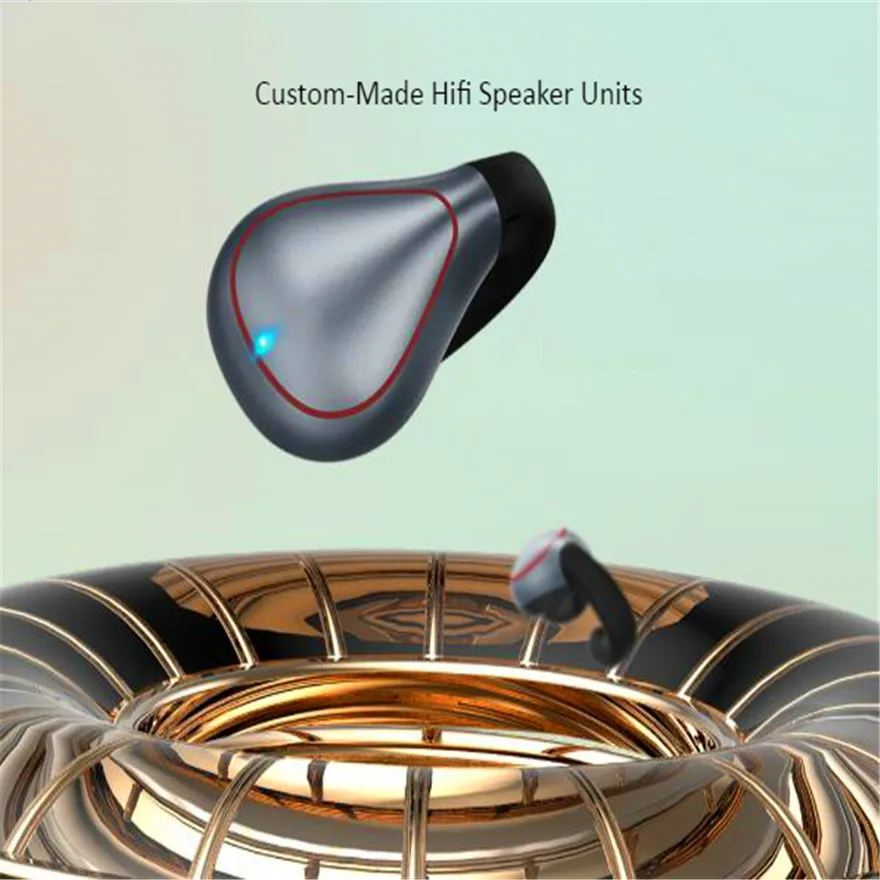 Наушники-вкладыши с костной проводимостью Hi-Fi наушники зажимом Bluetooth Tws гарнитура