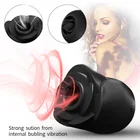 Роза лижет сосание точки G Клитор Вибратор клитор всасывание сосков присоска Стимулятор клитора для взрослых мастурбатор секс-игрушки для женщин