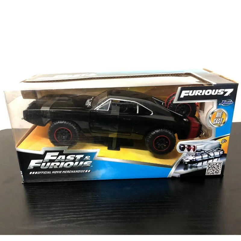 

JADA CARS 1/24 Fast and Furious Cars Dom's Dodge Charger Collector Edition Simulation Metal Diecast Model Cars Kids Toys Gifts