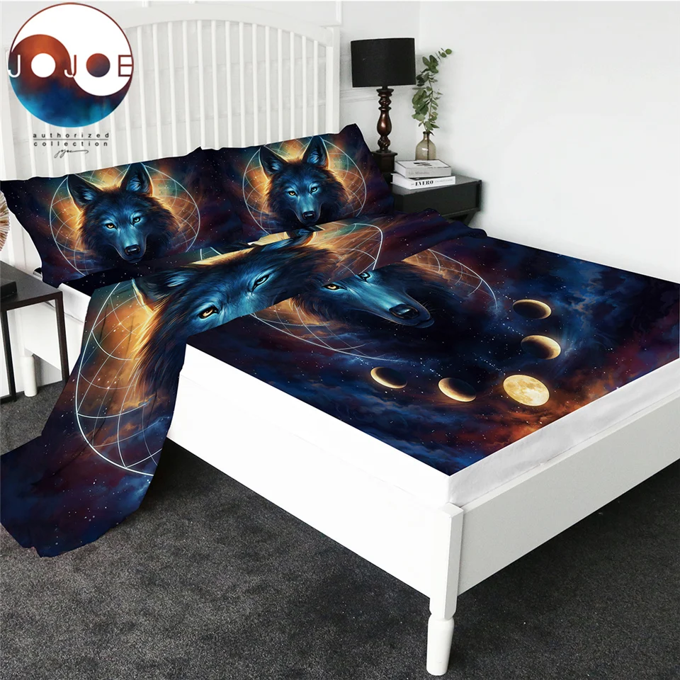Простыня Ловец снов от JoJoesArt комплект постельного белья из 4 предметов с 3D принтом