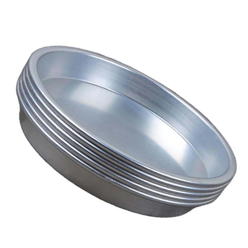 

5 Pcs Aluminium Alloy Dinner Plates Outdoor Dinner Plate Durable BBQ Plates