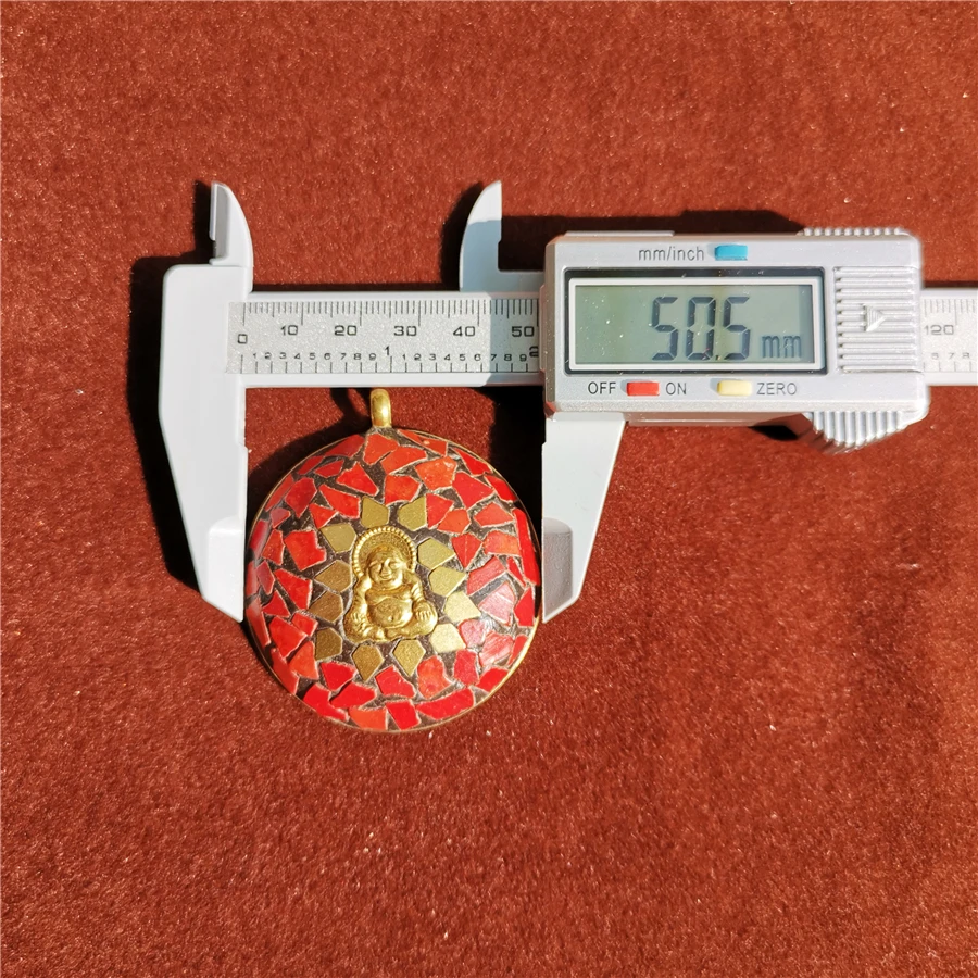 Ручная работа этнический тибетский Будда Кулон Mala буддистская мантра знак Йога