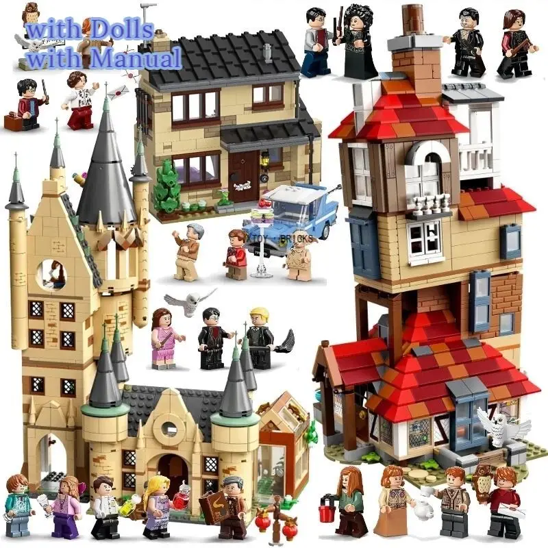 

Harris Forbidden Forest Umbridge's Encounter Tower 4 Privet Drive Attack on The Burrow Hedwig Building Blocks Toys Gifts