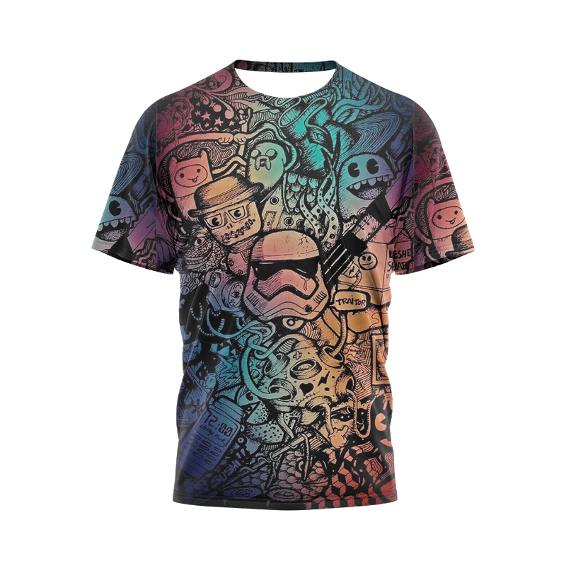 

Star Wars Men Clothes 2021 New Mens Summer Print Men Short Sleeve T-shirt 3D Print T Shirt Casual Breathable Funny T Shirts Tops