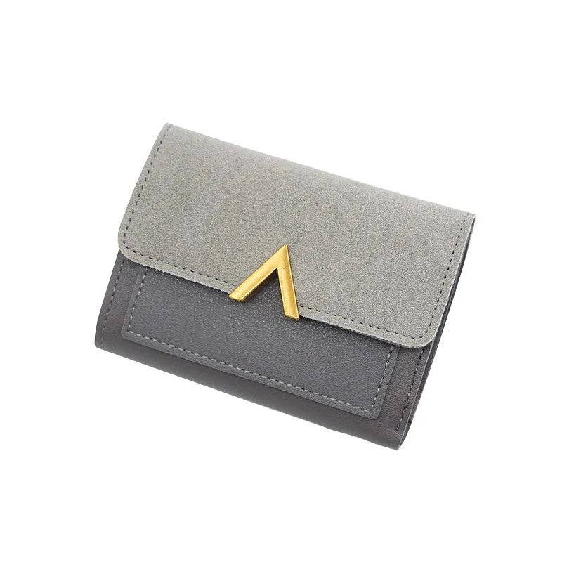 

Simple Ladies Wallet Short Style Large-capacity Girls Wallet Student Small Card Bag Coin Purse Women Wallets Cute Wallet