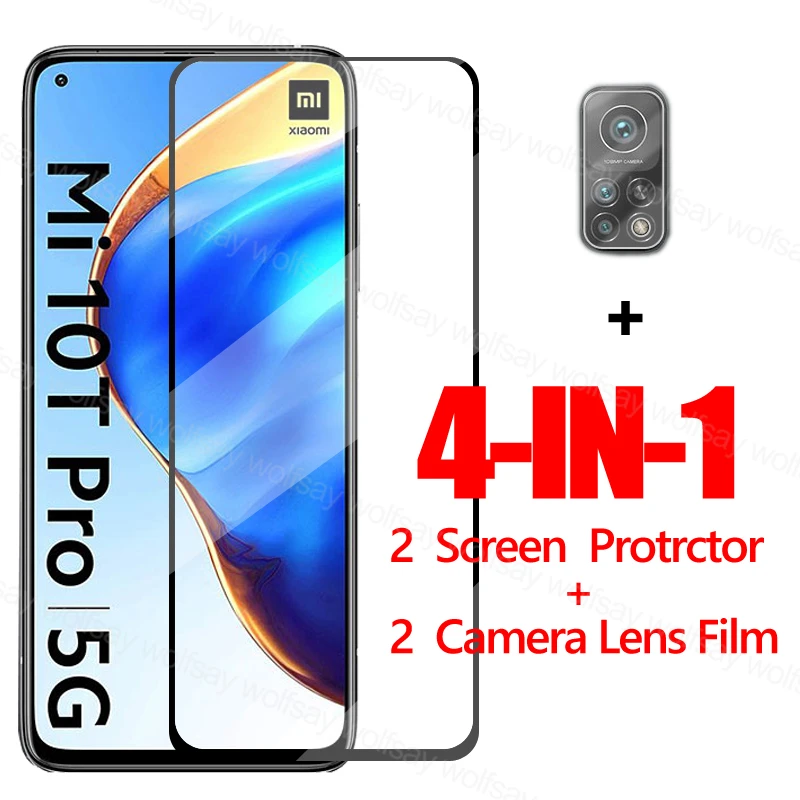 2.5D Защита экрана для Xiaomi Mi 10T Pro стекло Закаленное Защитная пленка телефона