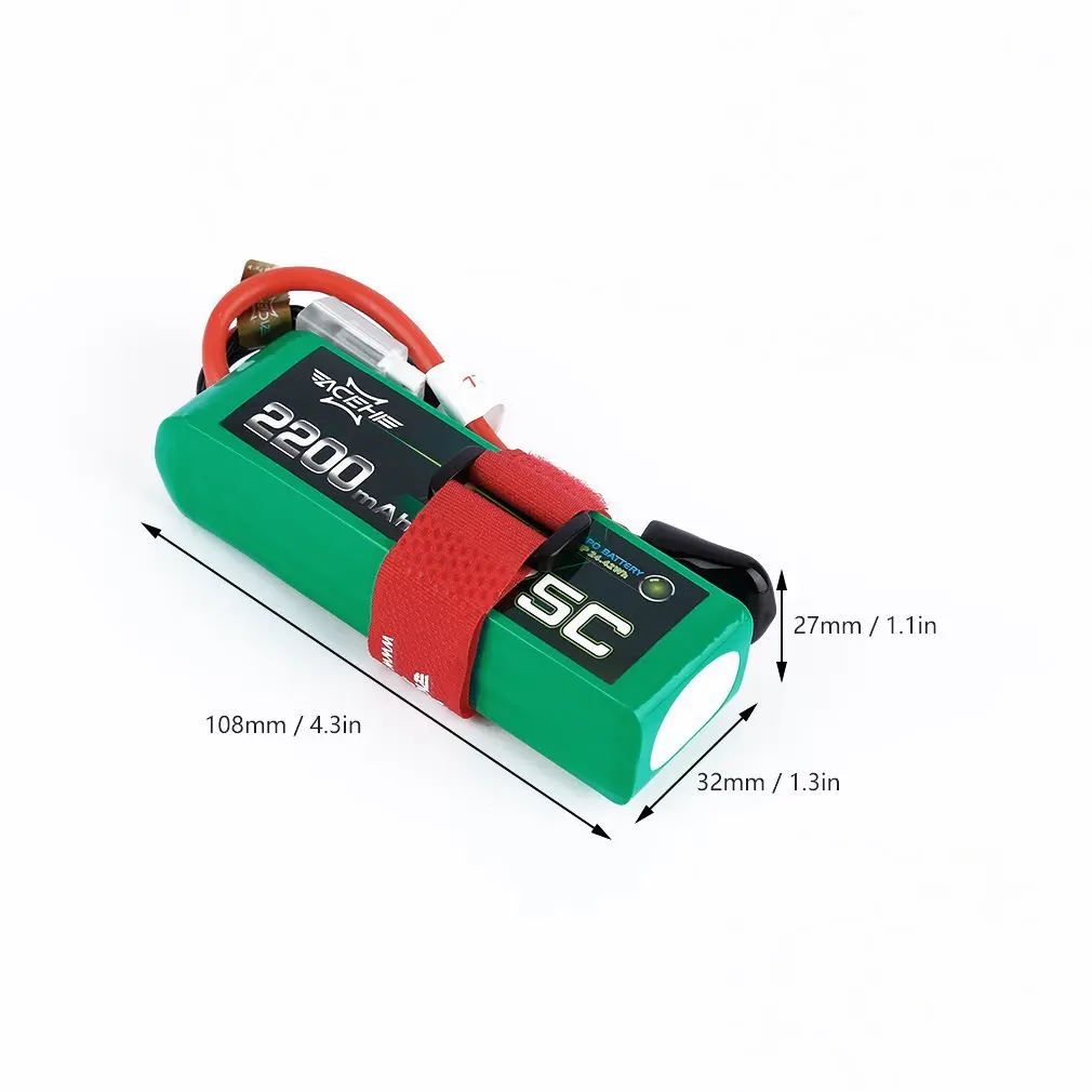 Высокая скорость Lipo RC батарея ACEHE 11 1 V 1500mAh 75C емкость 3S1P 16 65 WH | Электроника