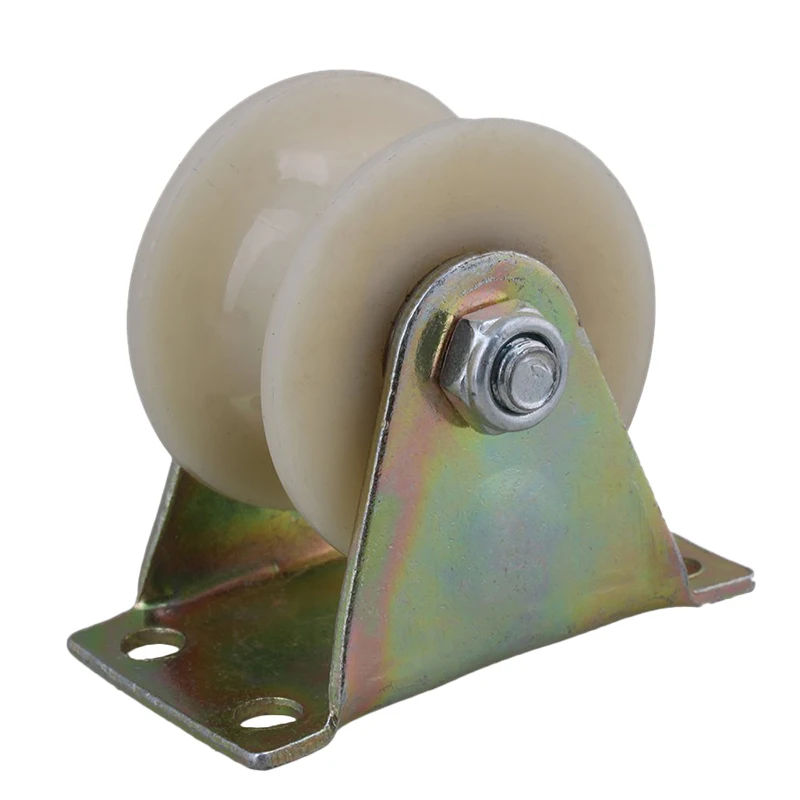 

2 шт. 2-дюймовый 45 стальной нейлоновый U-образный Трековый ролик для промышленных машин тележек 150 кг