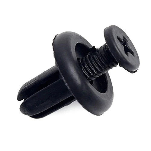 100 шт. Авто Пластик полые заклепки крепление с отверстиями для бампера нажимного