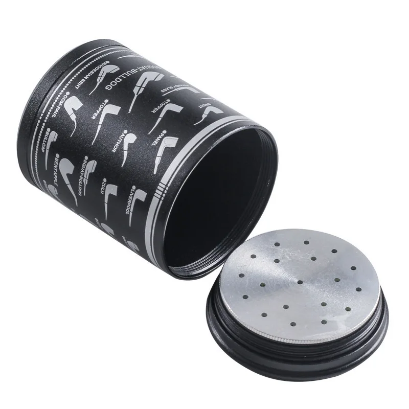 Контейнер для хранения табака Humidor увлажнитель с гигрометром металлическая