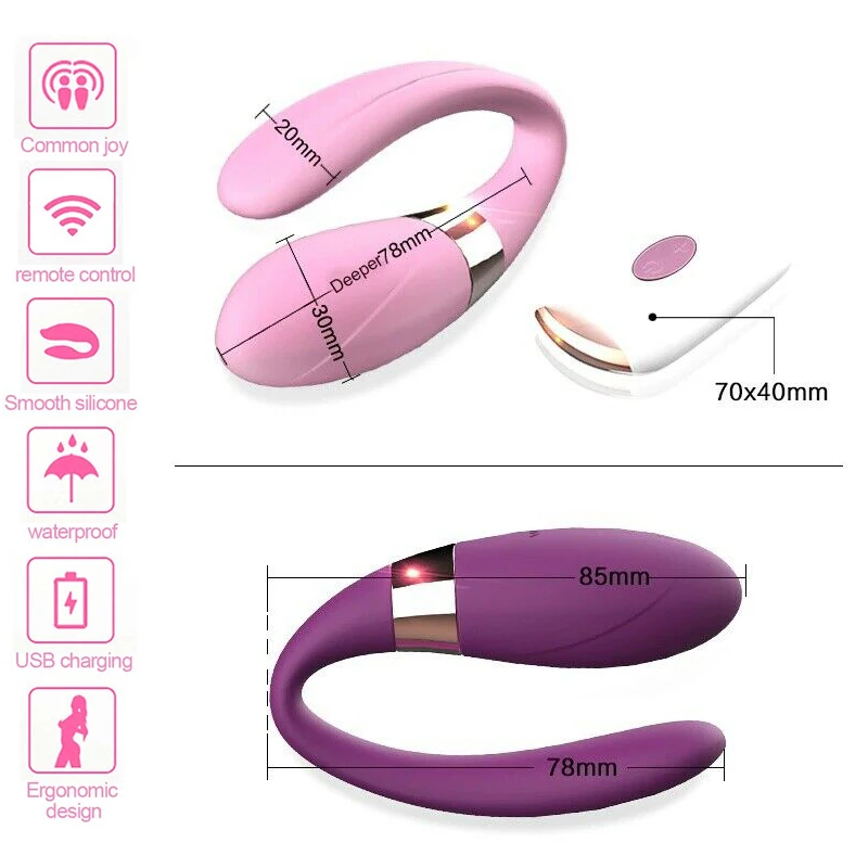 Массажный носимый вибратор с пультом управления секс Анальная пробка игрушки