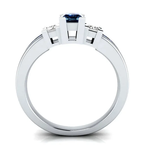 

100% Real S925 Sterling Silver White Diamond Jewelry Ring Women Pure Natural Topaz Gemstone Bizuteria Silver 925 Jewelry Rings