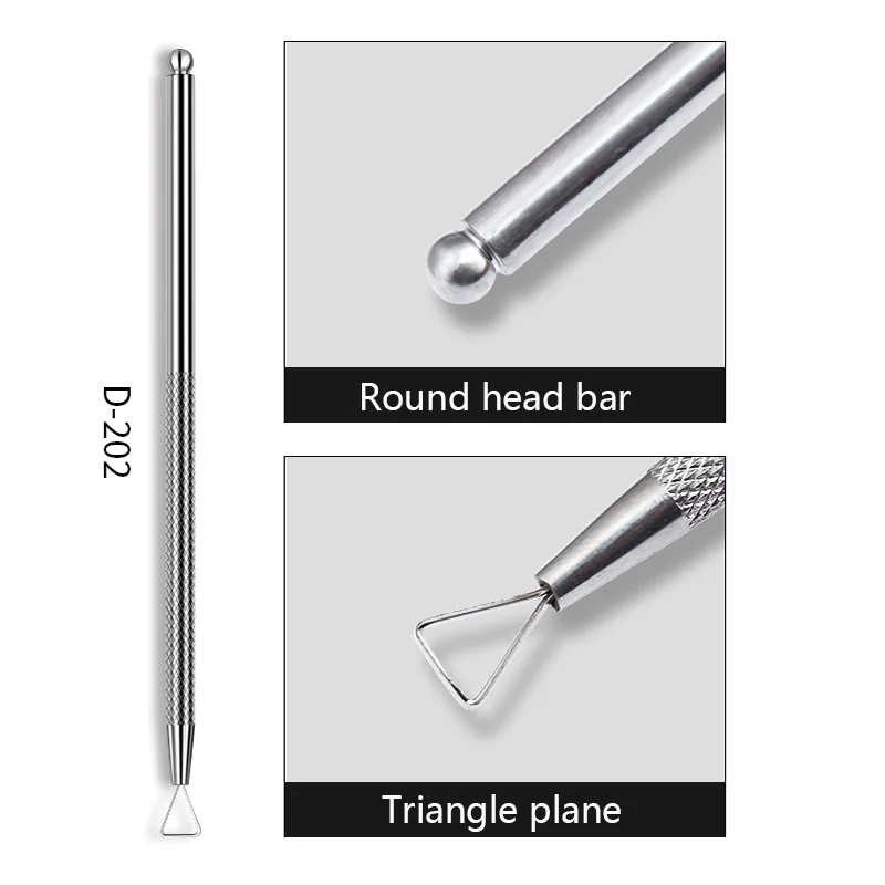 Инструмент для маникюра из нержавеющей стали простой в использовании инструмент