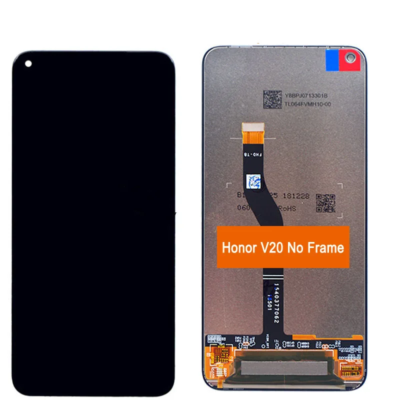 Для huawei Honor View V20 ЖК дисплей оригинальный экран с рамкой 6 4 &quotNova сенсорный