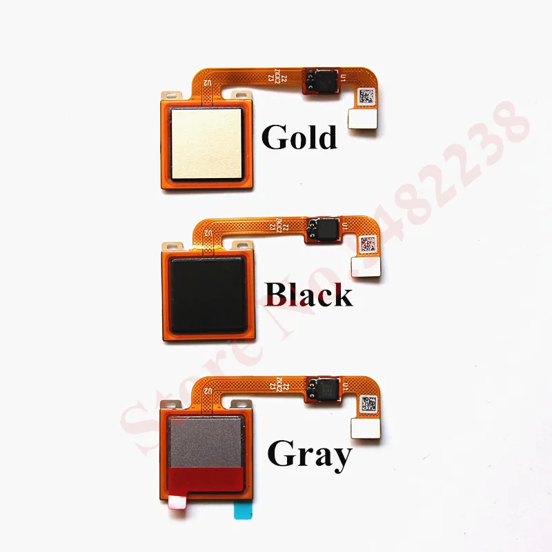 

Original Fingerprint sensor Flex cable For Xiaomi Redmi Note 4X Touch ID Home buttons Fingerprint scanner connector Replacement