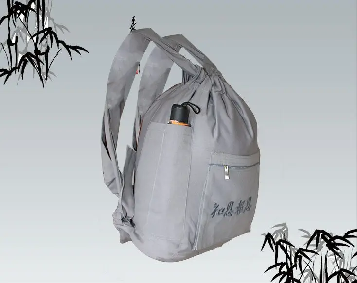 Холщовые буддийские сумки высшего качества рюкзак с монхами Шаолинь Будда