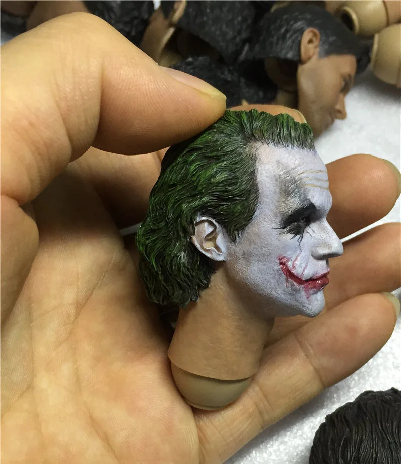 Модель мужской клоуна Heath Ledger Joker модель для макияжа тела 12 дюймов масштаб 1/6 MJ12