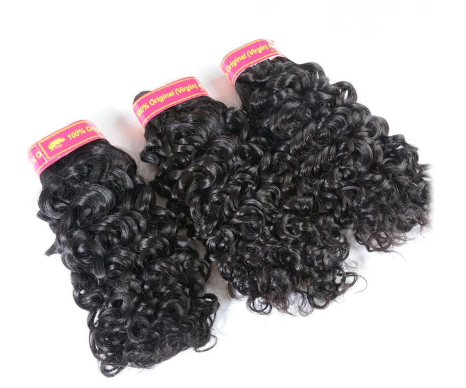 Али queen hair P/9A бразильские волнистые человеческие волосы переплетения Комплект 1/3/4 шт. шиньоны из натуральных волос, натуральный Цвет с бесплатной доставкой