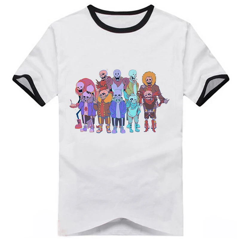 Лидер продаж Подлинная Рубашка для игр фриск Санс Чара унисекс игра ролевая