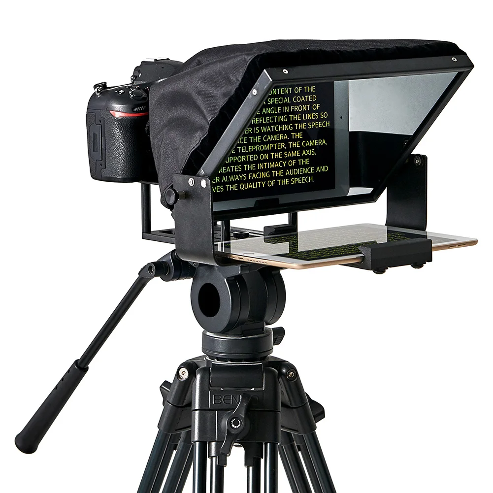 Регулируемый смартфон Teleprompter Мини Портативный сплиттер для домашнего