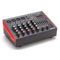 professional powered audio mixer with bluetooth usb mp3 dj mixer console with power amplifier for portable speaker