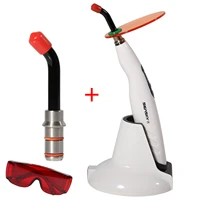 dental supplies t4 led curing light wireless cordless curing clinic red glass guide rod tip skysea