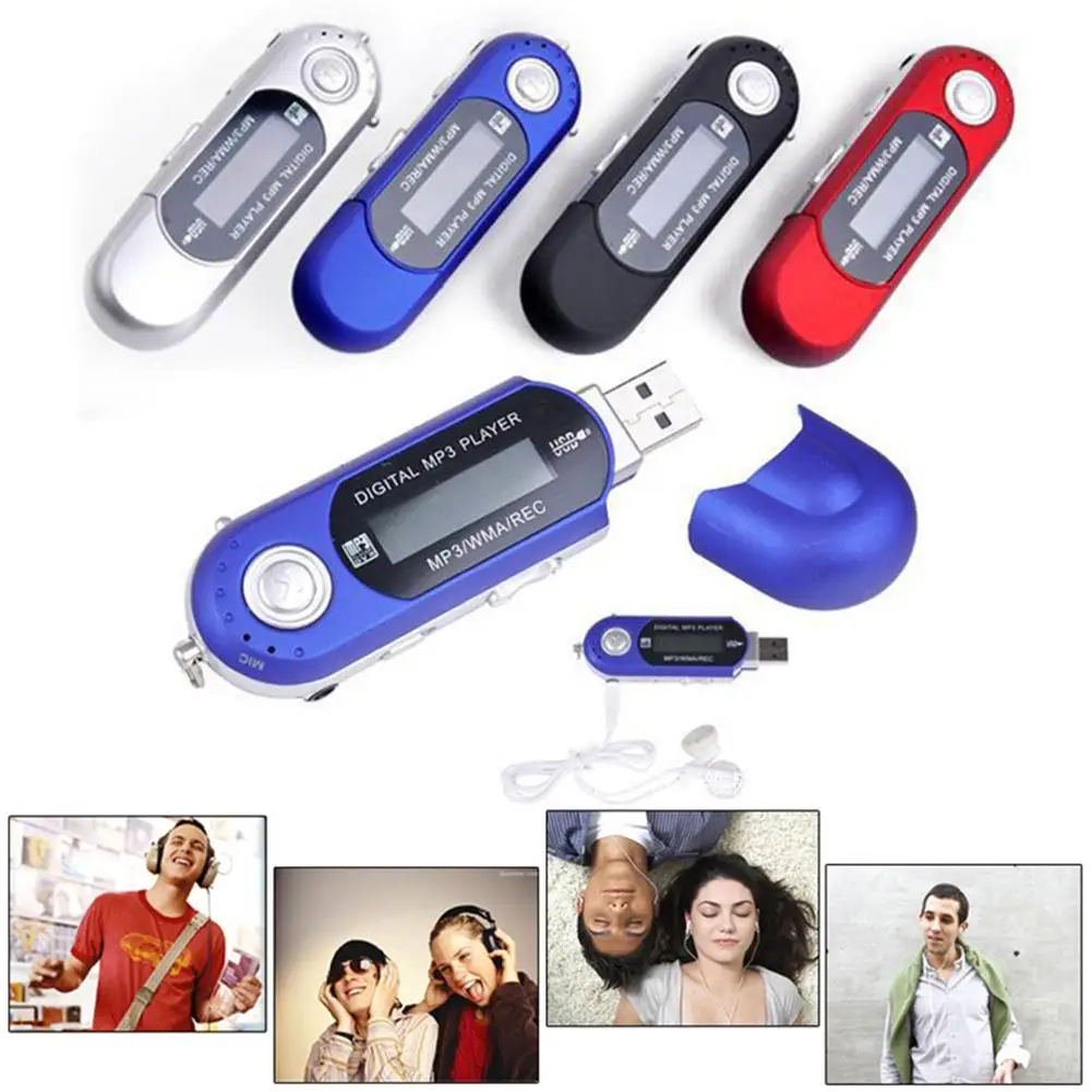 Новинка портативный мини USB MP3 музыкальный плеер цифровой ЖК экран Поддержка 32 Гб