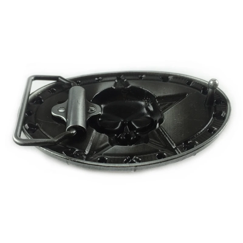 Punk Rock 3D Skull Metal Belt Buckles for Men Women Fashion Accessories Suit 4cm Cowboy Clothing Leather Craft | Дом и сад