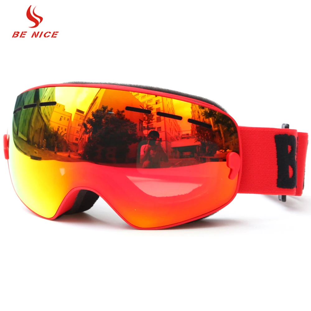 BENICE SNOW-4300 детские лыжные очки для катания на сноуборде коньках UV400
