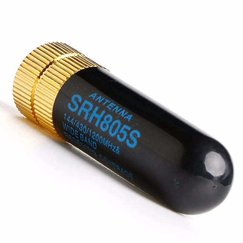 2 шт./лот Baofeng Walkie talkie antenna SRH805S SMA-F Женская двухдиапазонная антенна VHF/UHF 144/430MHZ 805s