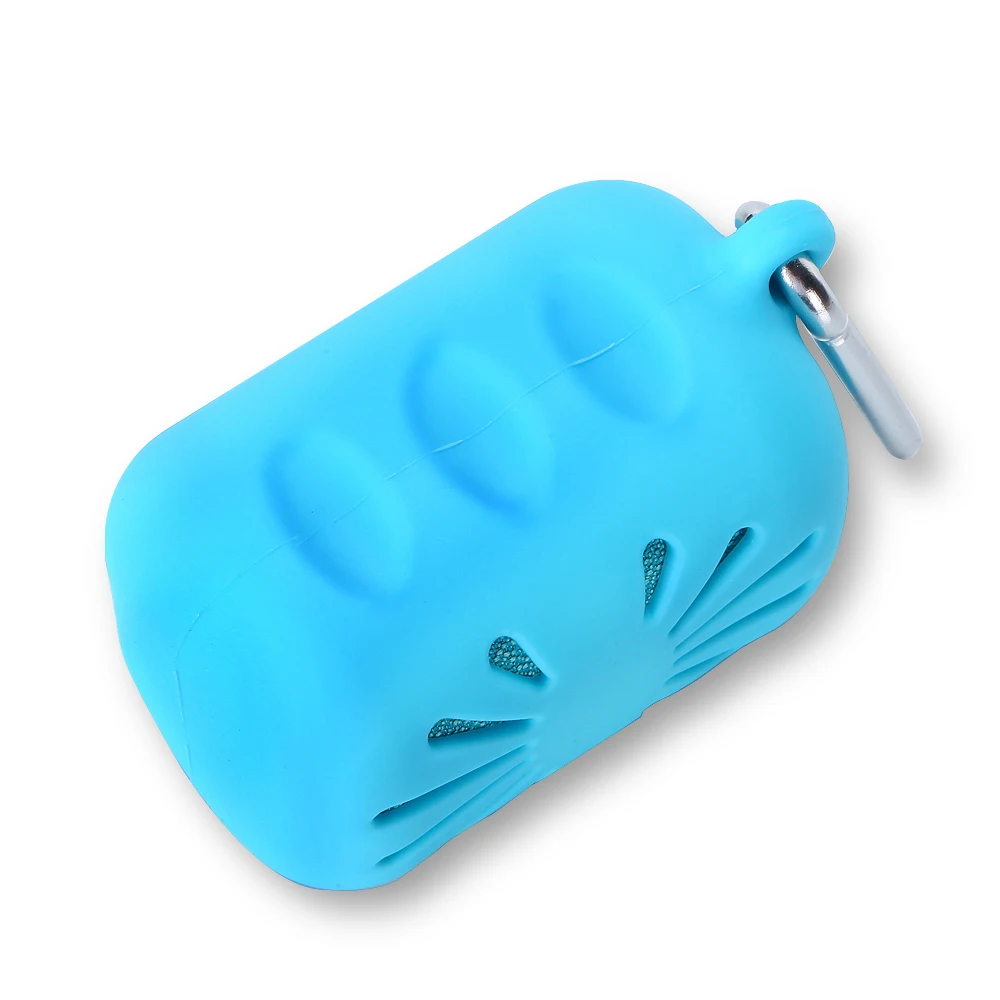 

Quick Drying Travel Towel Silicone Portable Running Towel Sport Outdoor Instant Cool Relief Towel Silicone Bag Microfiber Towel