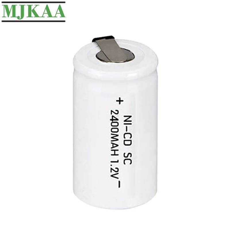 15/30/40 шт SC 2400mAh 1 2 V Ni-CD аккумуляторная батарея замена никель-металл гидридные