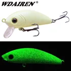 Рыболовная Приманка в виде гольяна Topwater, 50 мм, 4,5 г, кренкбейт, светящаяся жесткая приманка, искусственная приманка для окуня, воблеры рыболовные снасти, 1 шт.