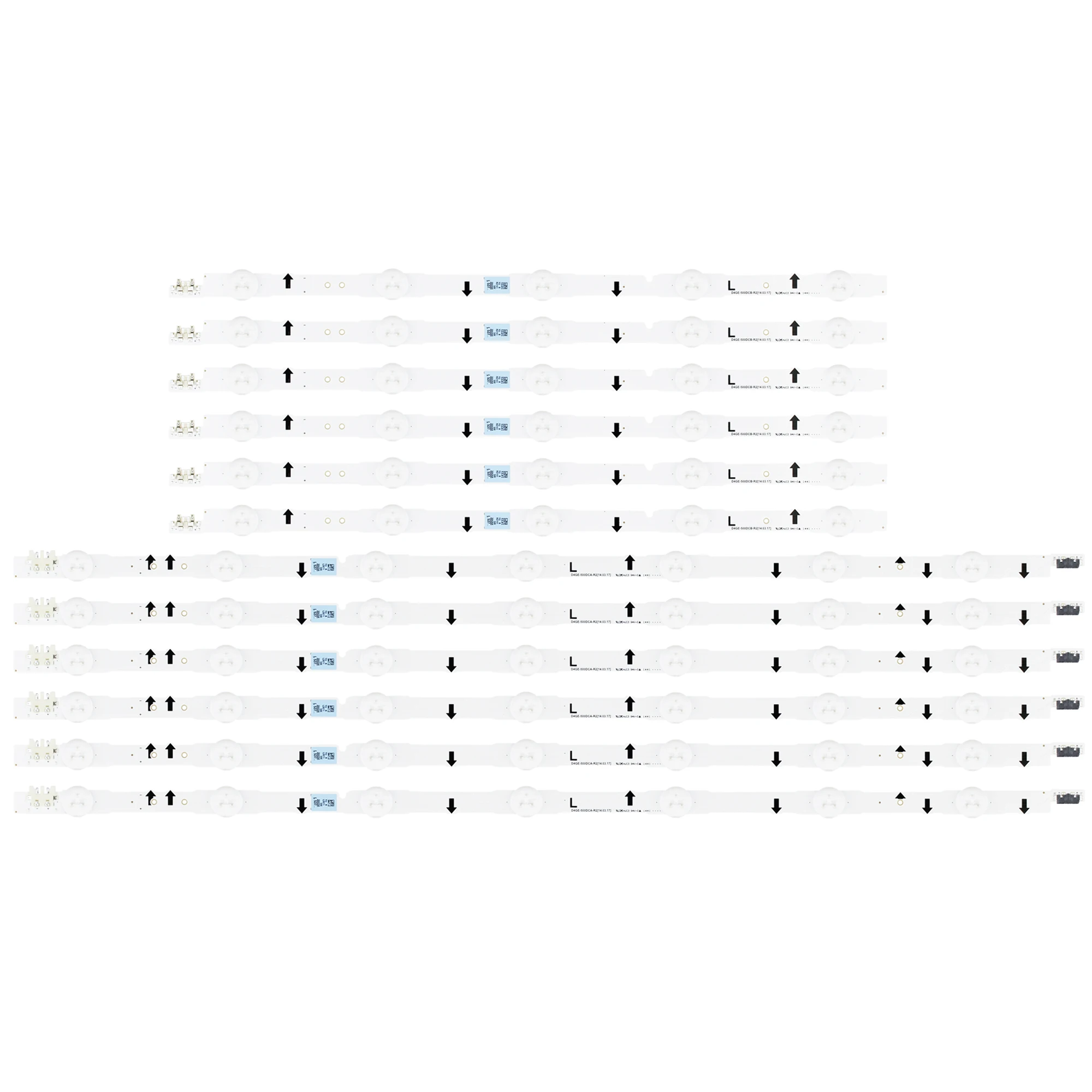 Новинка 12 шт./компл. Светодиодная лента для подсветки Samsung UN50J5500AF