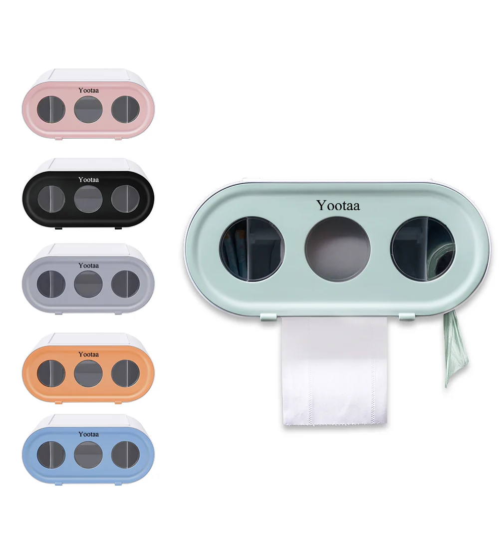 

Toilet Paper Holder Stand Wall Mounted Paper Towel Dispenser Holder Tissue Box Toilet Roll Organizer Bathroom Accessories