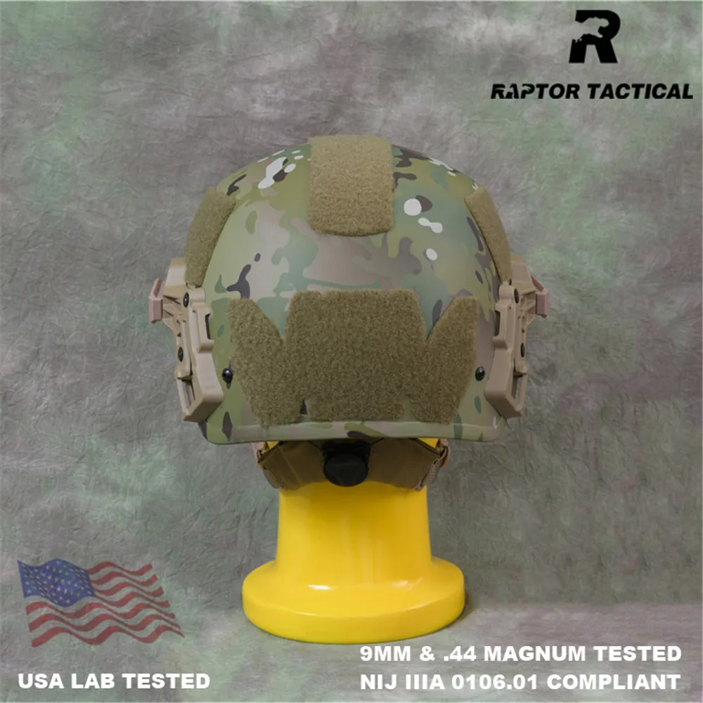 Пуленепробиваемый шлем Raptor Tactical teamвенди EXFIL SL Style NIJ IIIA 3A 0106 01 ISO EPIC High Cut Aramid Twaron