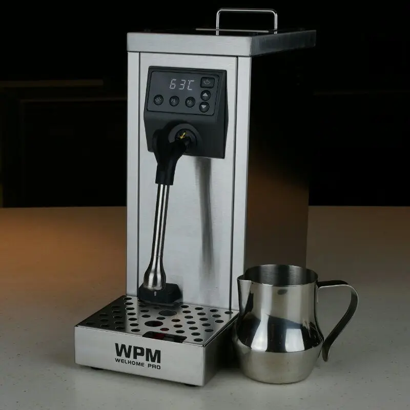 WPM Milk Frother Tea Shop Commercial Automatic Steam Engine Coffee Frothing Machine Intelligent Full Setting Temperature | Бытовая