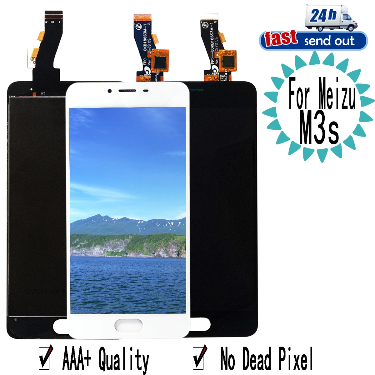 ЖК-дисплей 5,0 дюйма M3S mini для MEIZU M3s, сменный ЖК-дисплей кодирующий преобразователь сенсорного экрана в сборе с рамкой для MEIZU M3smini