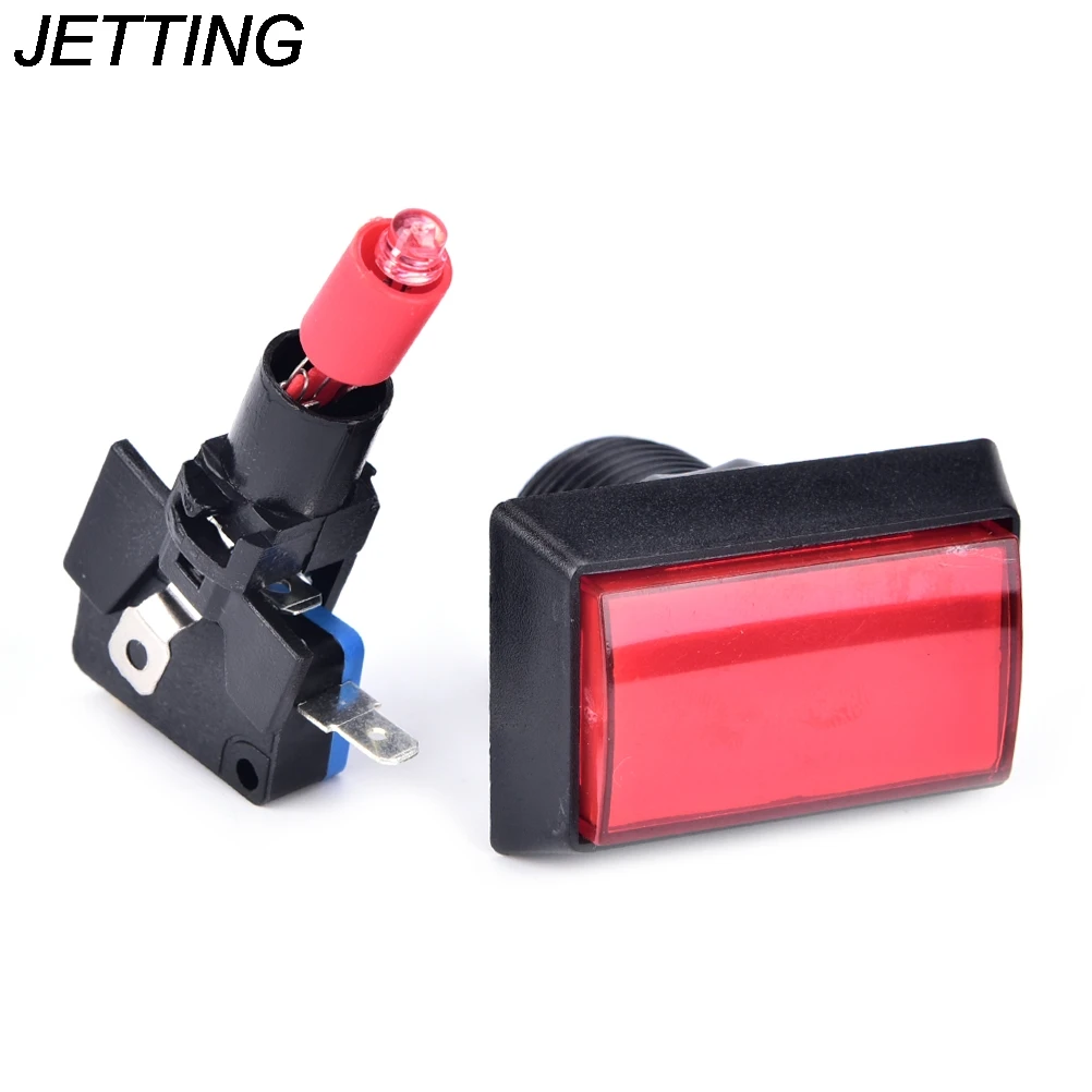 Горячая продажа 1 шт. игровой автомат прямоугольная аркадная кнопка со